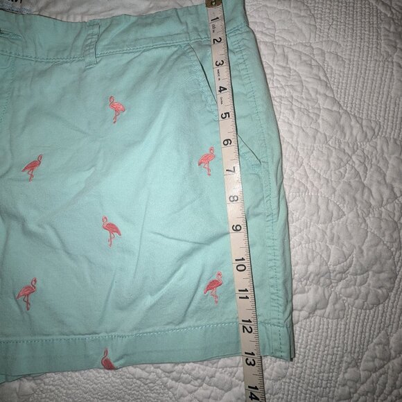 Women's Flamingo Print Shorts - Picture 2 of 5